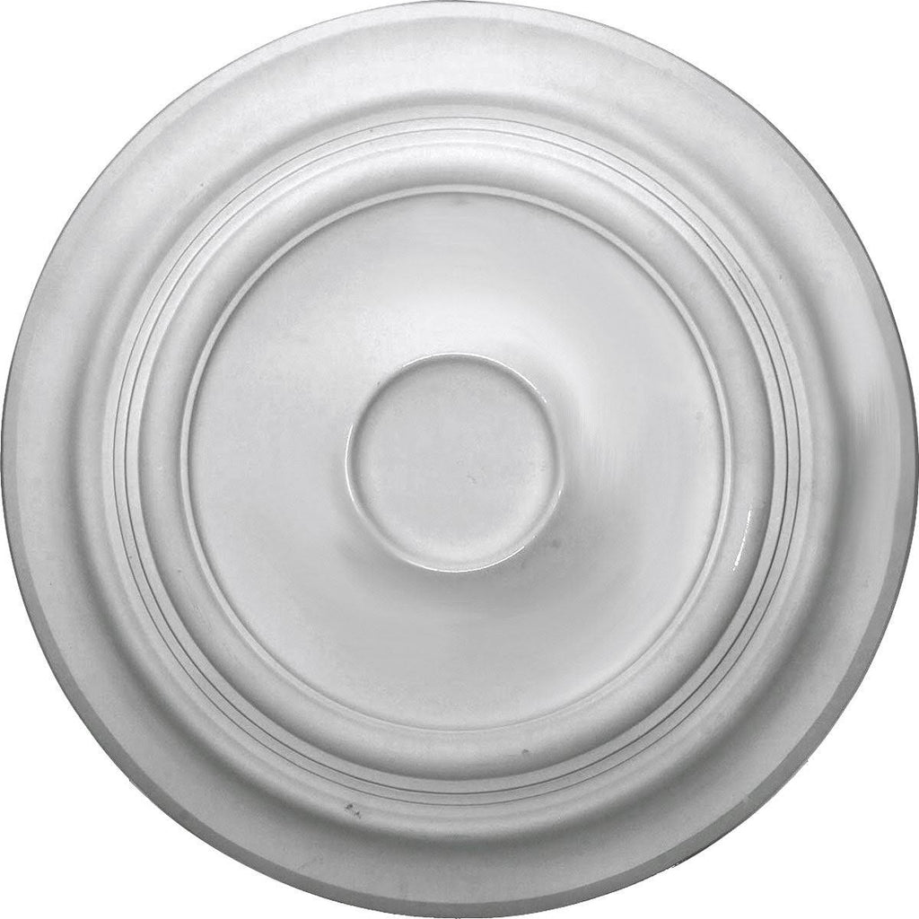 Hand-Painted Spartan Stone Ceiling Medallion J16127