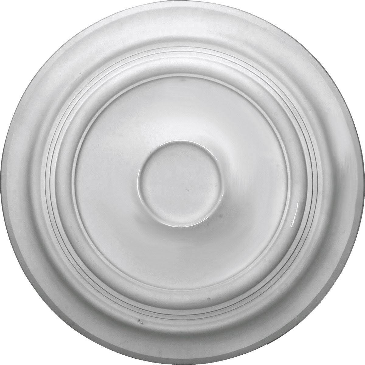 Hand-Painted Spartan Stone Ceiling Medallion J16127