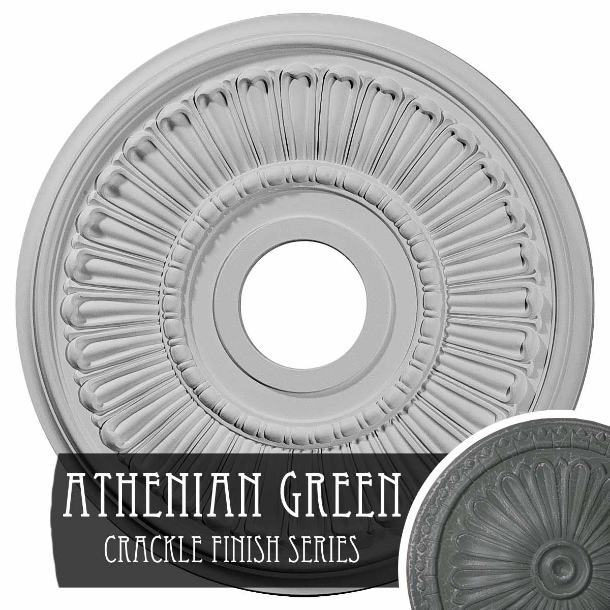 16x22OD x 3 5/8x22ID x 3/4x22P Ceiling Medallion I15697
