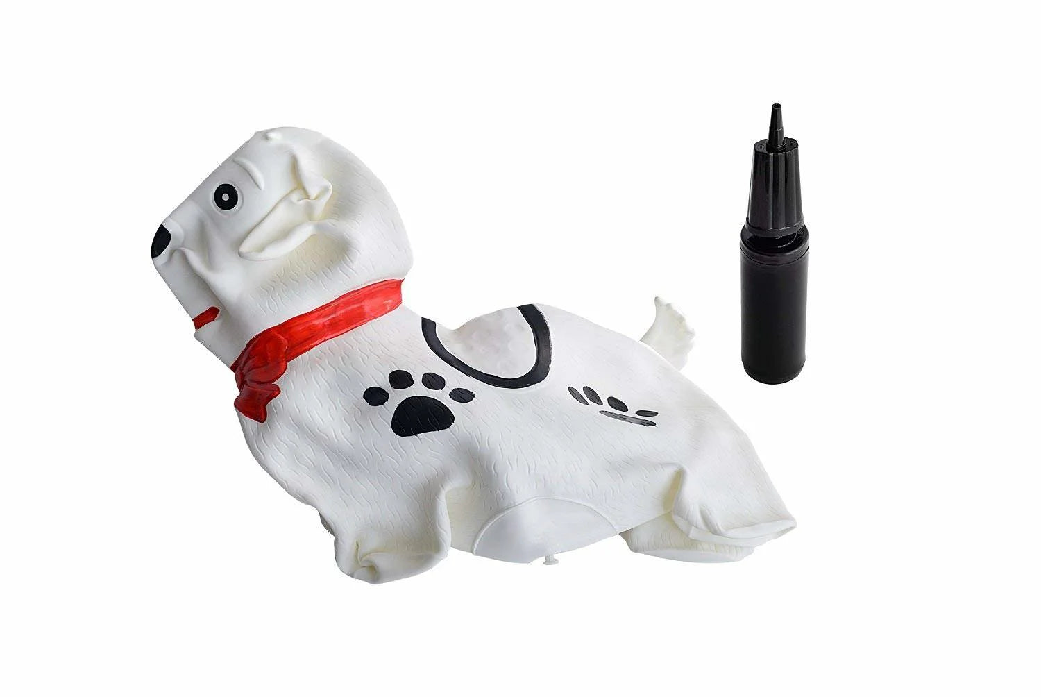 Black & White Dog Inflatable Hopper Toy with Pump D308