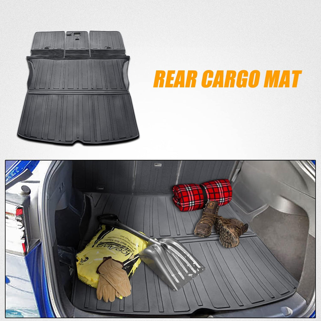 Trunk Mat Cargo Mat Rear Cargo Liner Mat with Backrest Mat N793