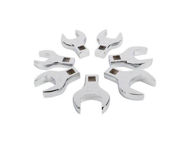 7-Piece 1/2 in. Drive SAE Crowfoot Wrench Set D509