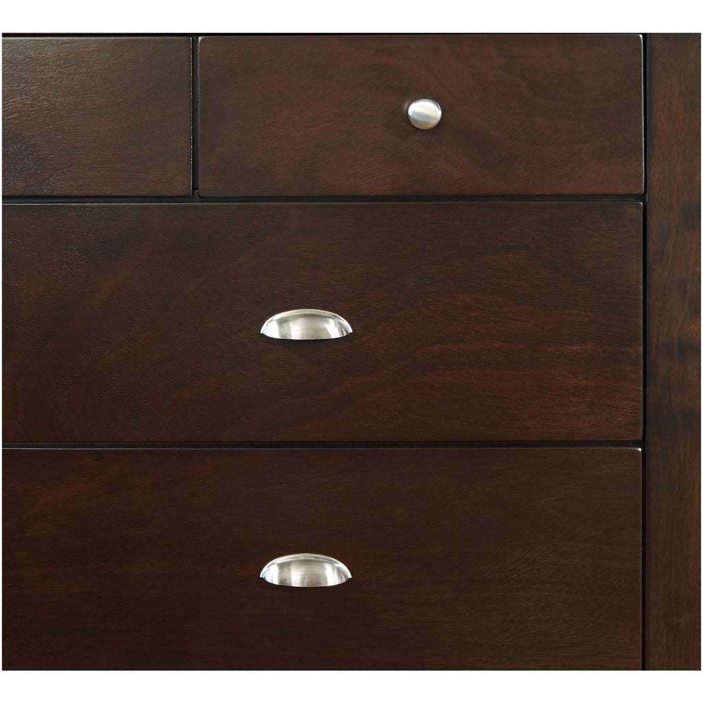 Brown 5 Drawer Chest E9113
