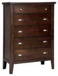 Brown 5 Drawer Chest E9113