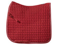 Cotton Saddle Cloth with Silver Piping Q4538