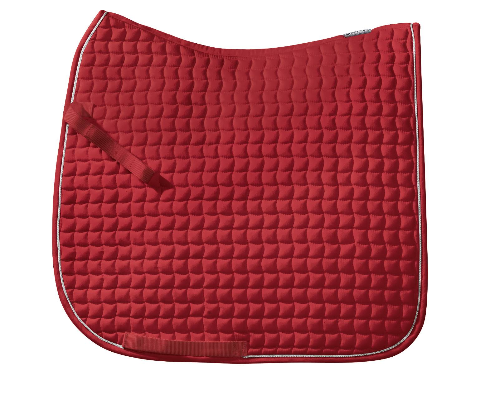 Cotton Saddle Cloth with Silver Piping Q4538