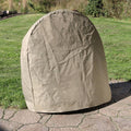 Khaki Steel Firewood Log Hoop with Cover P227