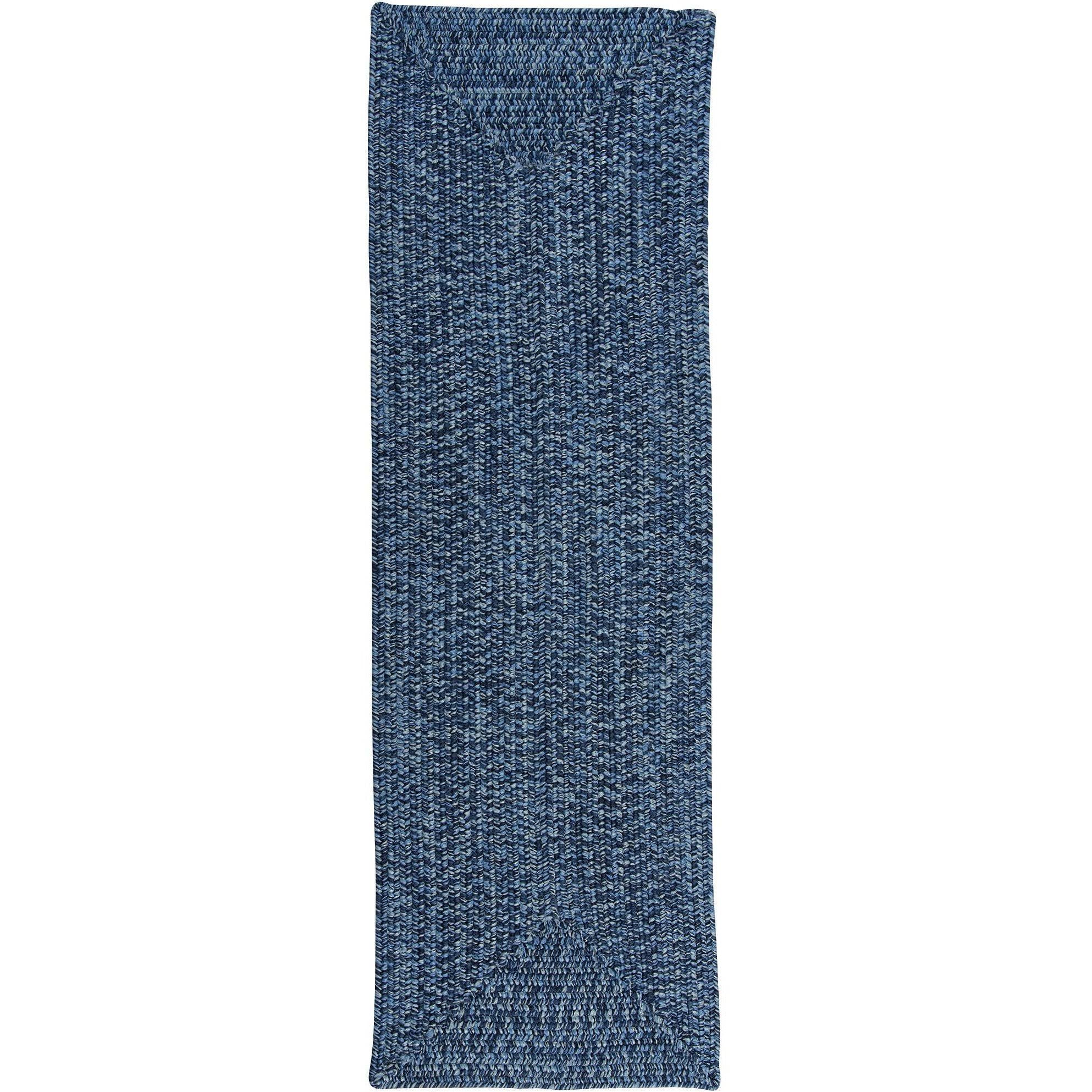 Blue Wave 2x7 Braided Rug Q61522