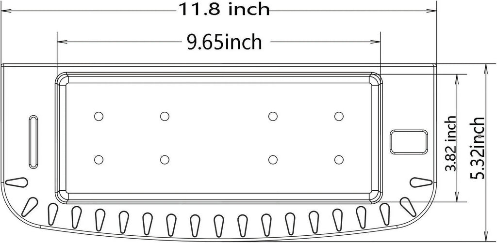 Pontoon Boat Cockpit Organizer with Cup Holder I37959