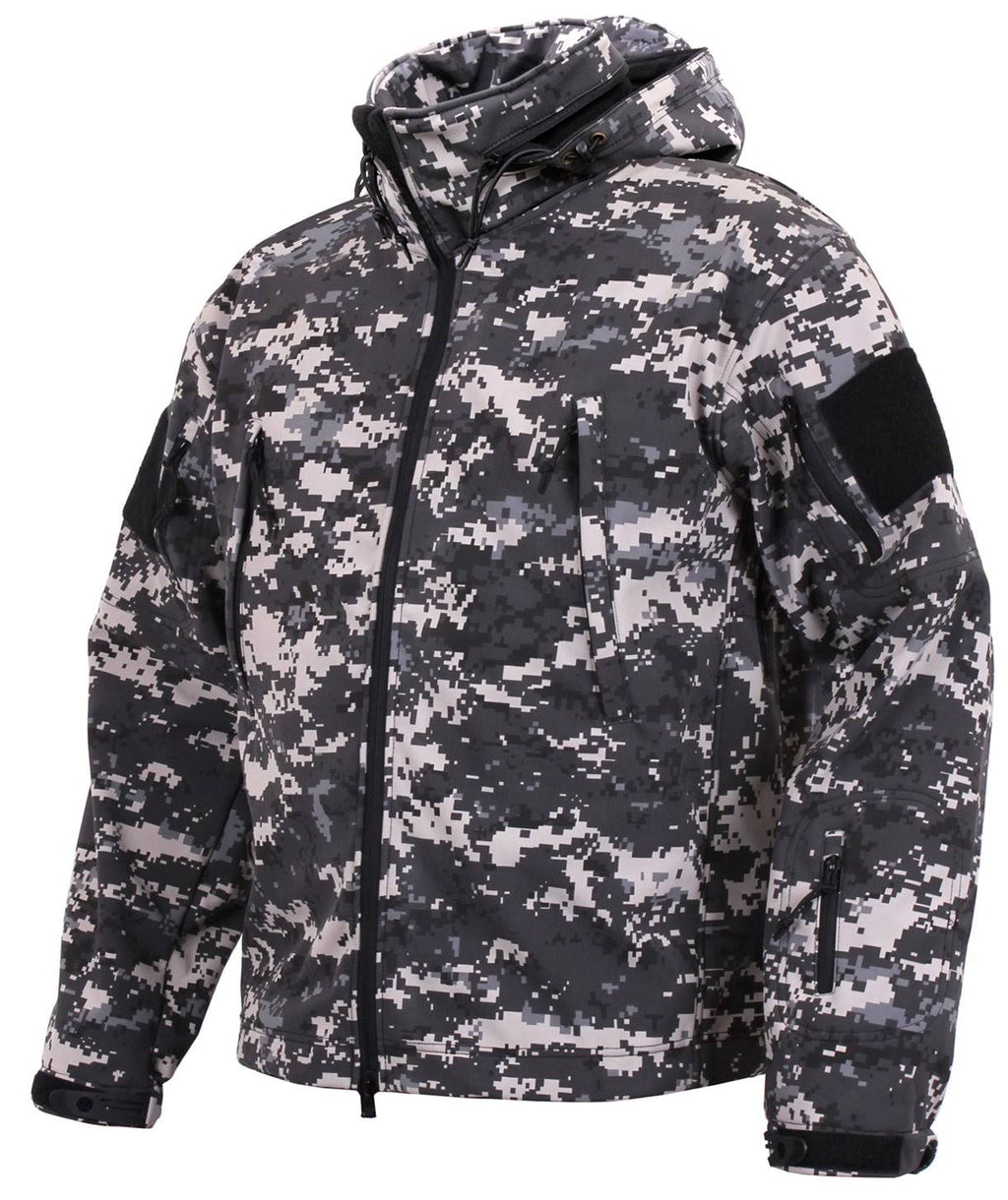 Tactical Soft Shell Camo Jacket O548