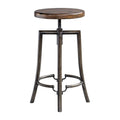 Round Industrial Adjustable Bar Stool X14313