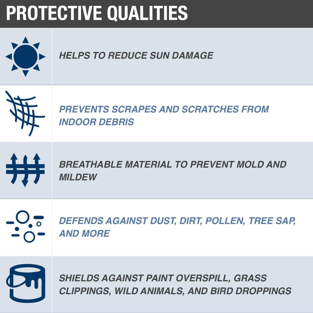 Gray Pack of 2 Dustproof UV Resistant Cover for Full Size SUVs K32806