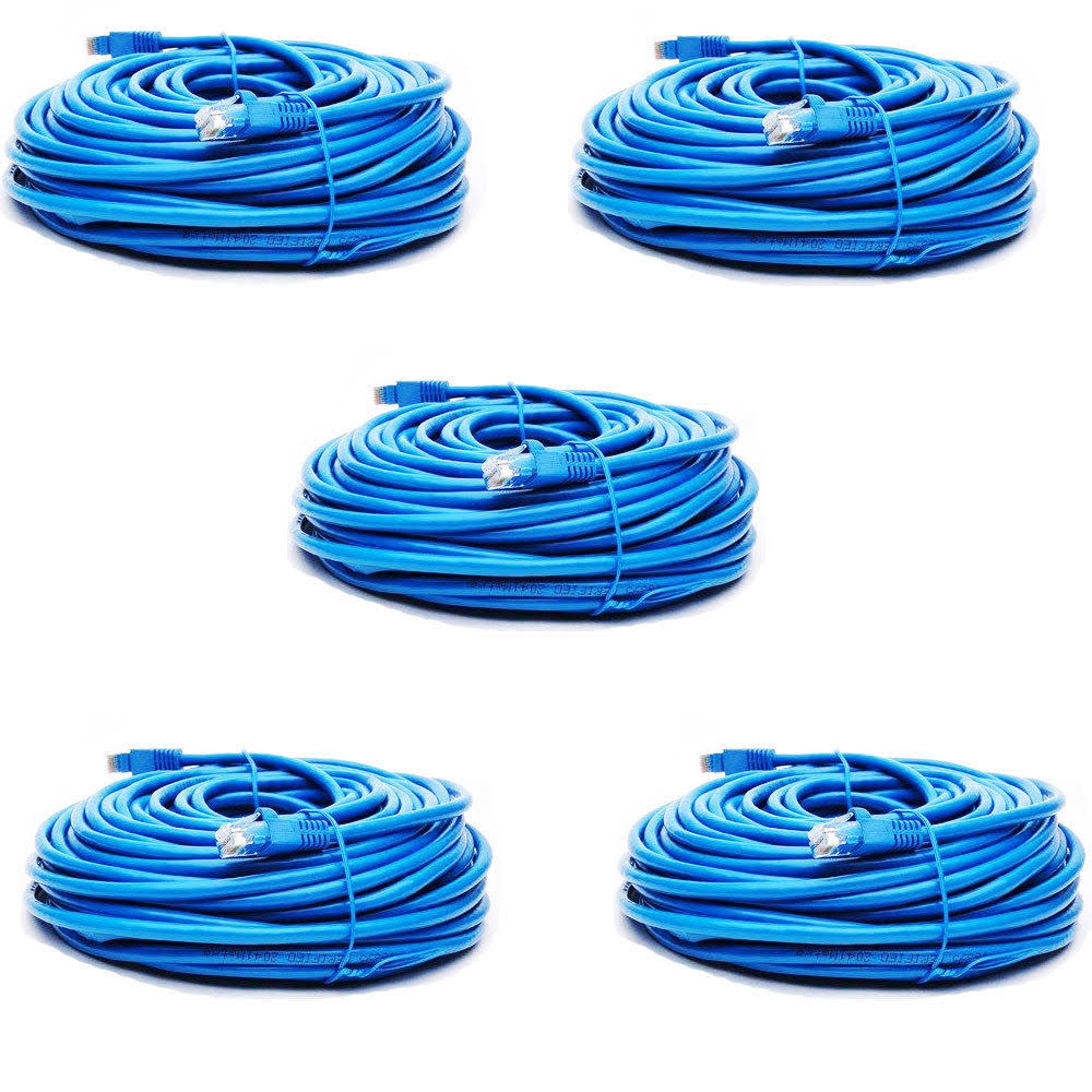 200ft Cat6 Ethernet Cable RJ45 Blue J94704