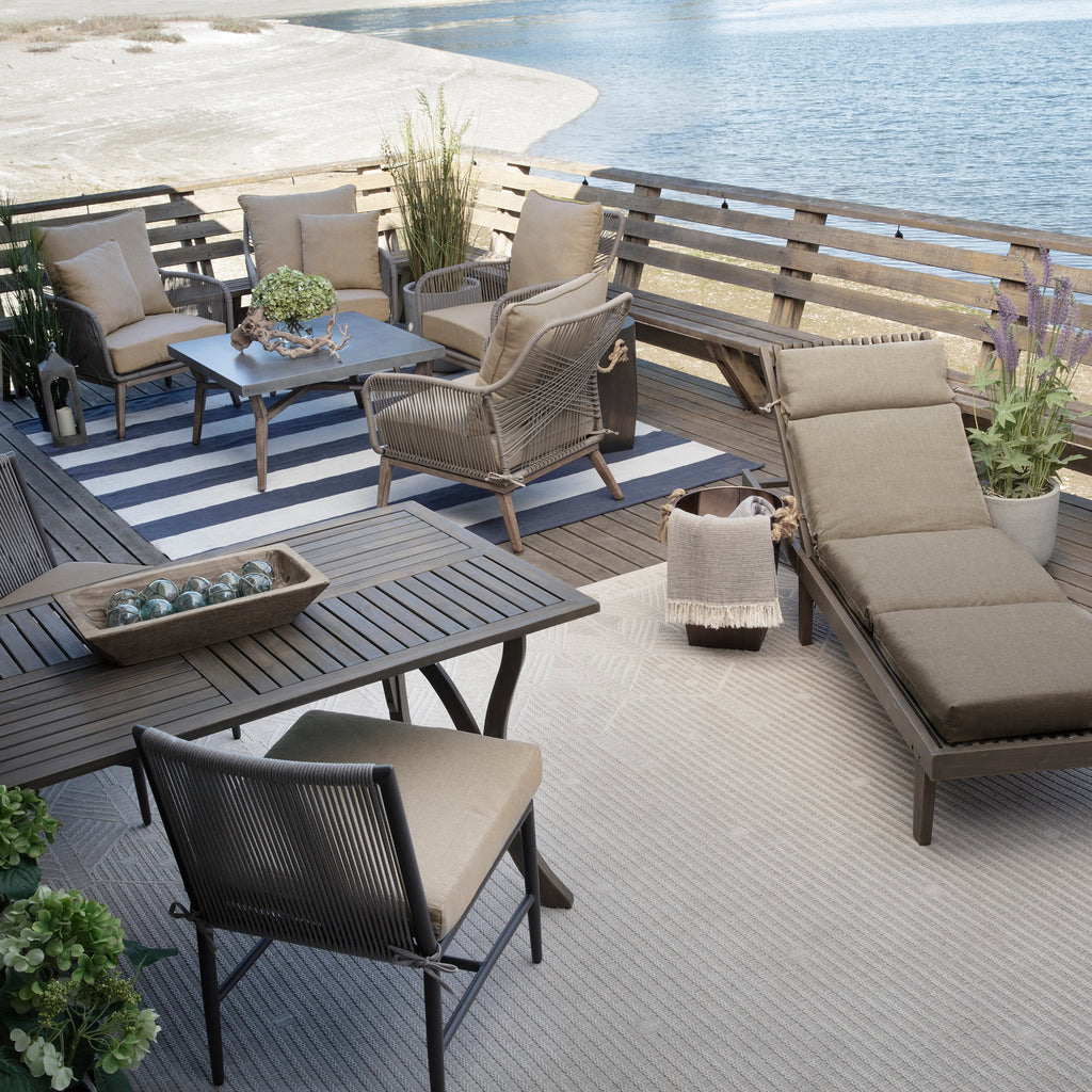 Natural Tan Outdoor Chaise Lounge Cushion T106426