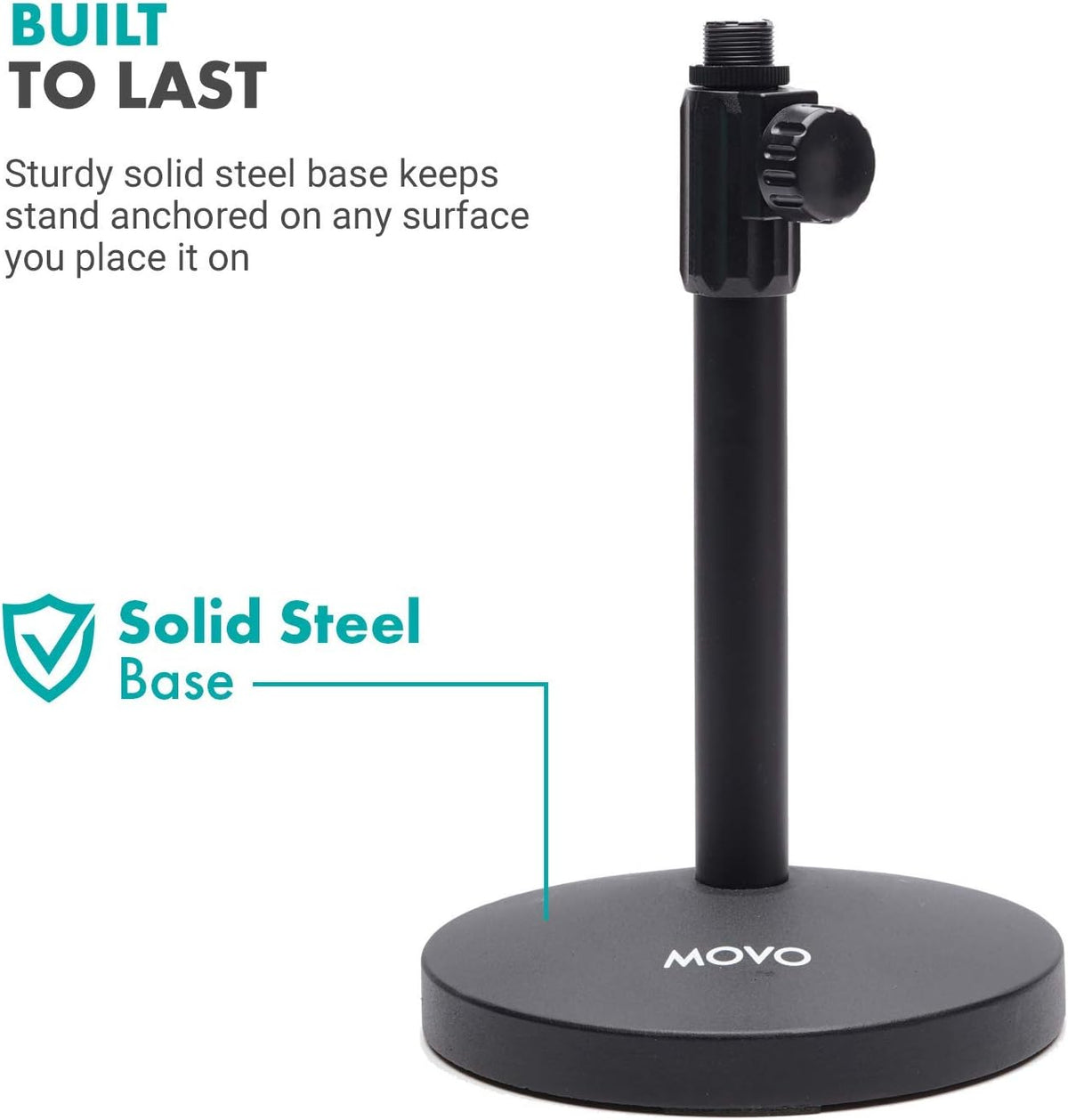 Large Diaphragm Multi-Pattern Studio Condenser Microphone with Shock Mount, Pop Filter, XLR Cable and Tabletop Mic Stand R492484