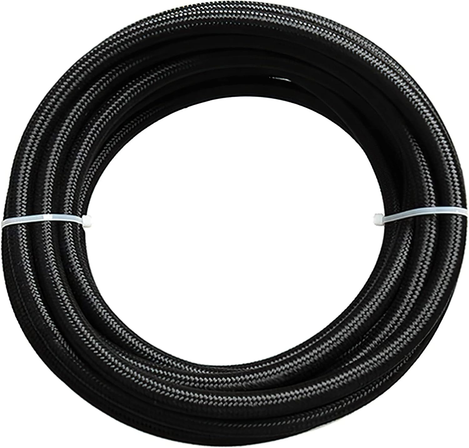 3/8" Braided Stainless Steel Fuel Line Hose with 10pcs Rotary Swivel Hose Ends Kit V4366