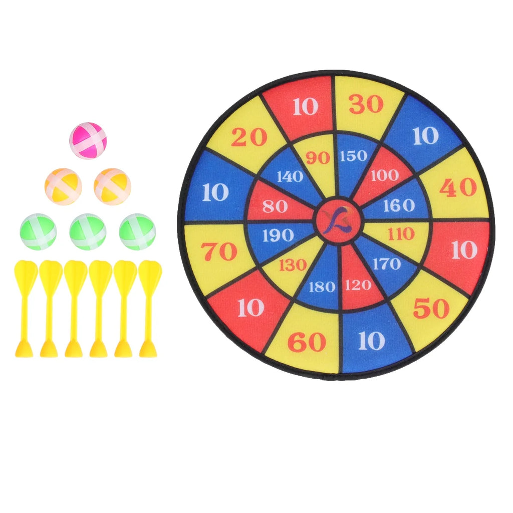 Flocking Dart Board with 4pcs Darts Dartboard Set V4963