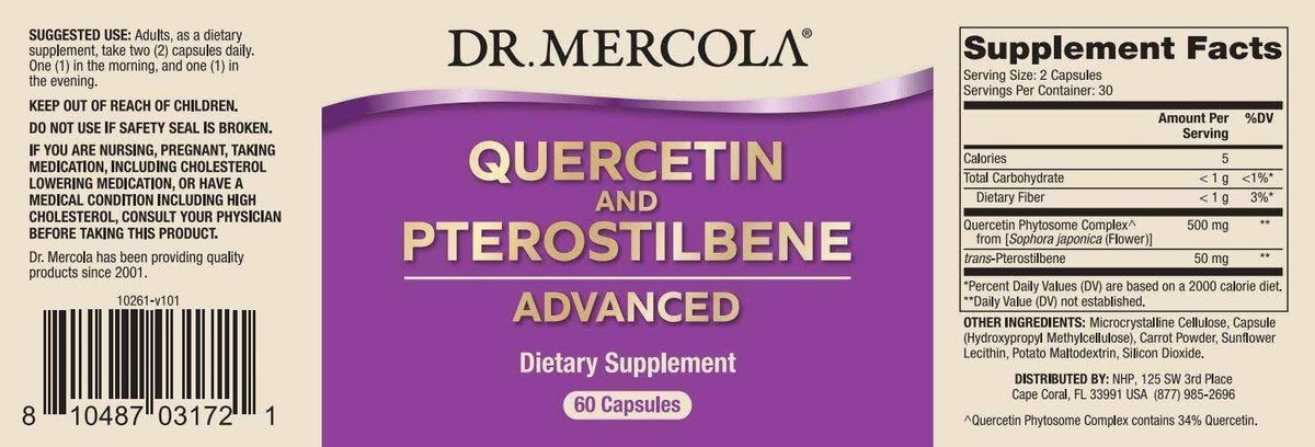 Quercetin and Pterostilbene Advanced Q9060