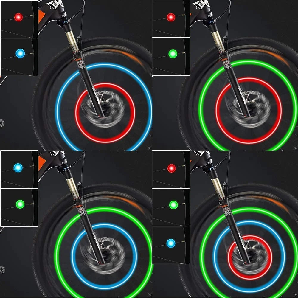 Bike Wheel Lights with Batteries Included, Waterproof C38047