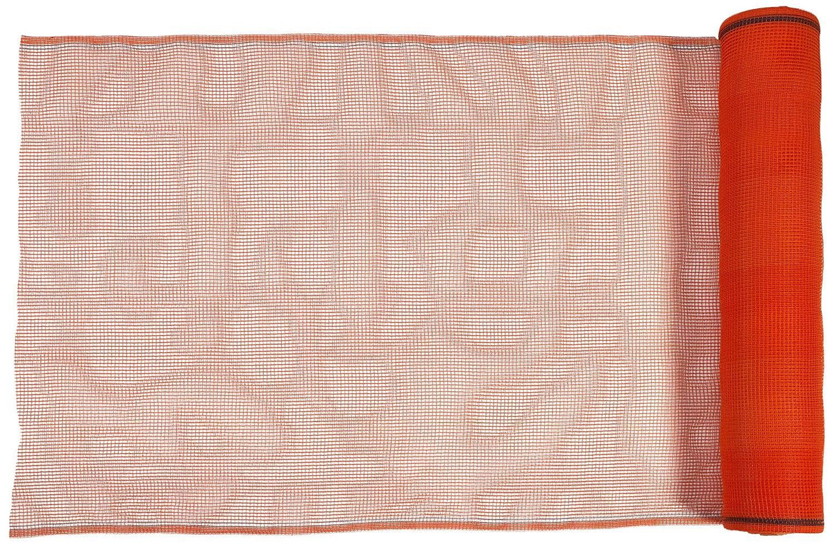 Orange Flame Retardant Debris Netting, 48 in x 150 ft K889986