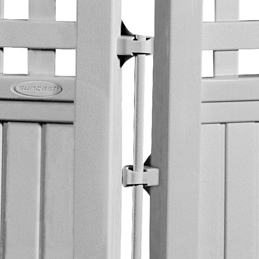 White 4-Piece Outdoor Screen Enclosure Set R13363