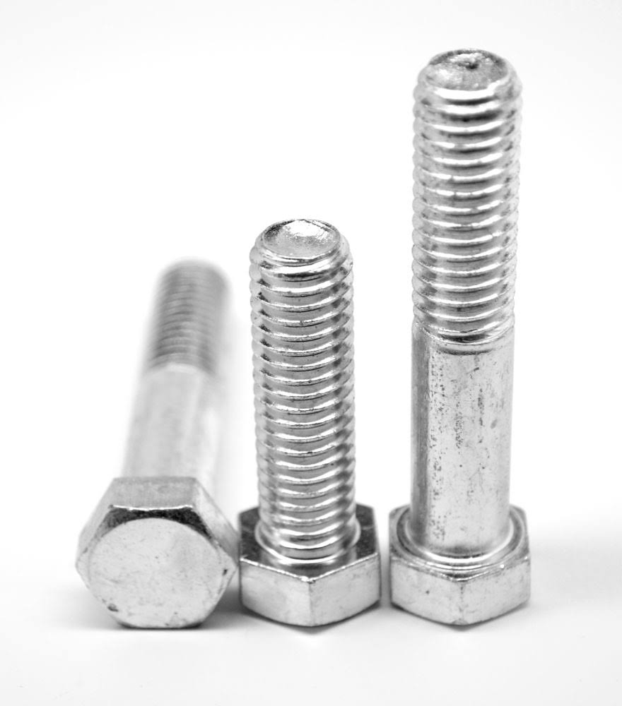 3/4x22-10 Hex Bolt A307 Grade A Low Carbon Steel Zinc Plated D32189