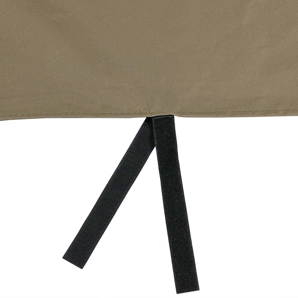 Khaki Steel Firewood Log Hoop with Cover P227