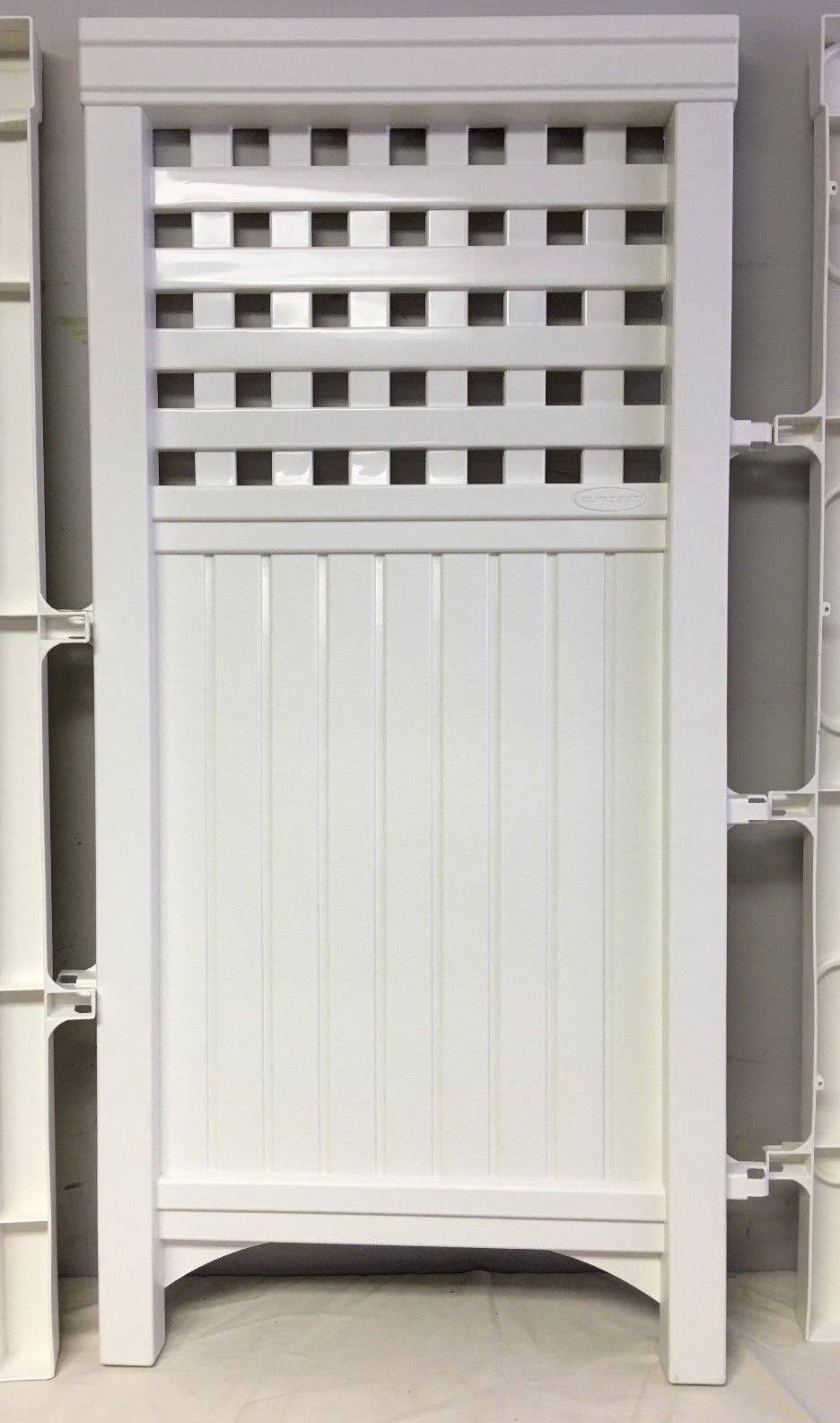White 4-Piece Outdoor Screen Enclosure Set R13363