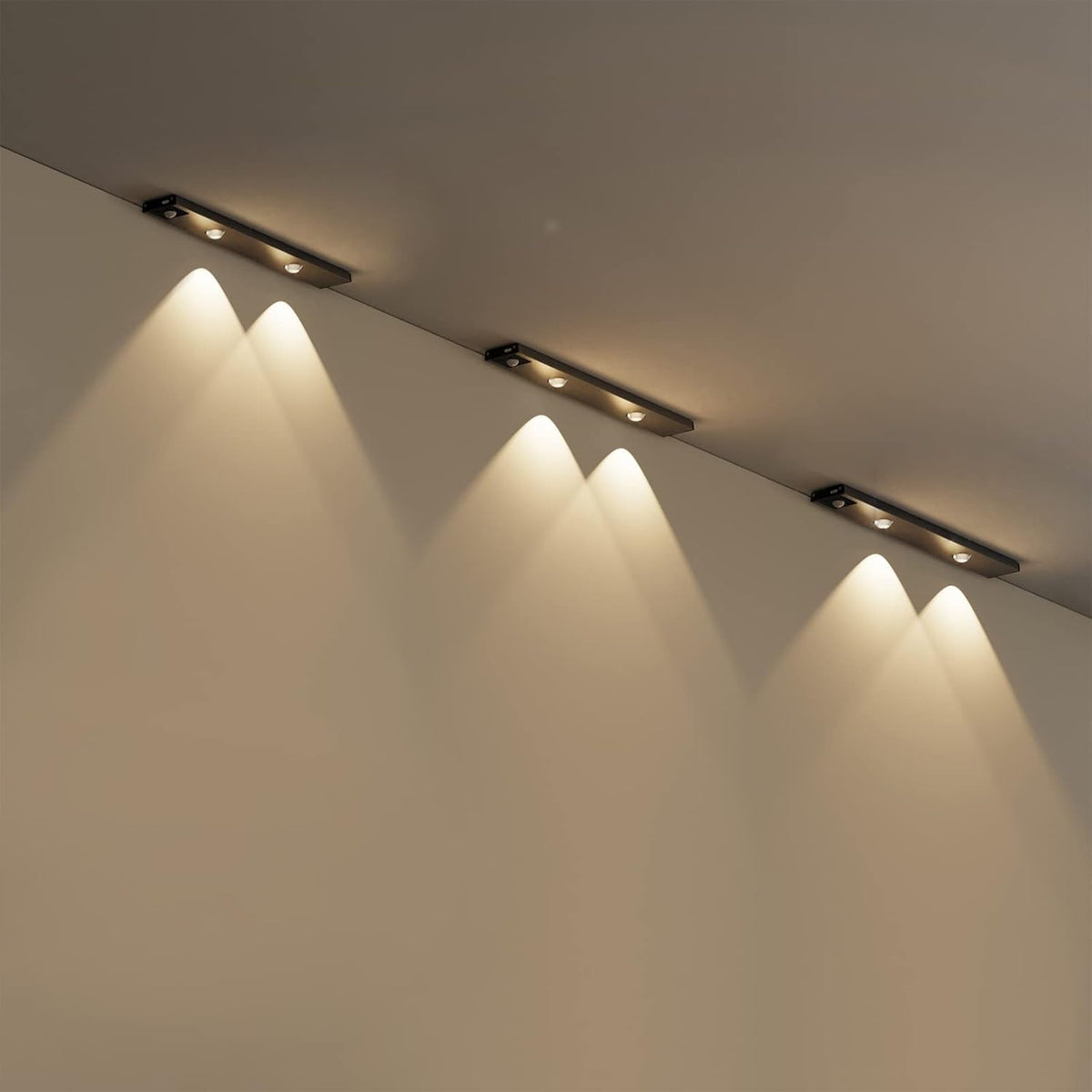 Under Cabinet LED Motion Sensor Light, 23.62 inch, 7 Color, Wireless USB Rechargeable W949
