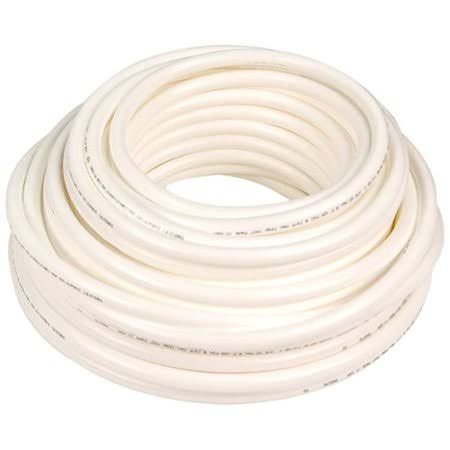 White Semi-Clear Plastic Tubing, Inner Diameter 5/8 inch, Outer Diameter 7/8 inch A7886