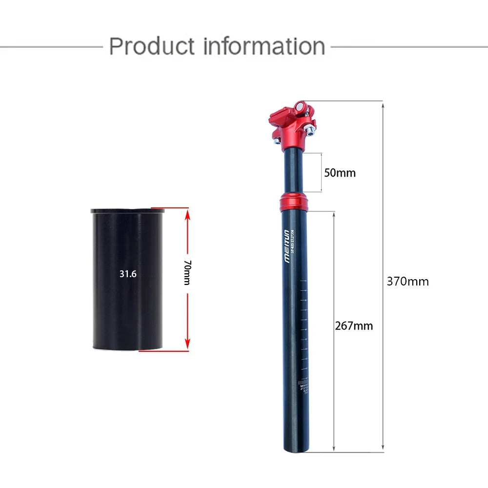 Alloy Suspension Seatpost 31.6mm U90107