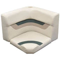 Gray Green Pontoon Boat Seat Corner Cushion N3473