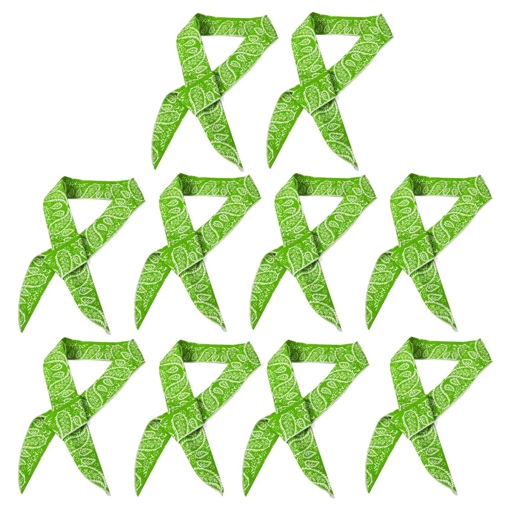 10 Pcs Cooling Neck Wrap (Green) Z79475