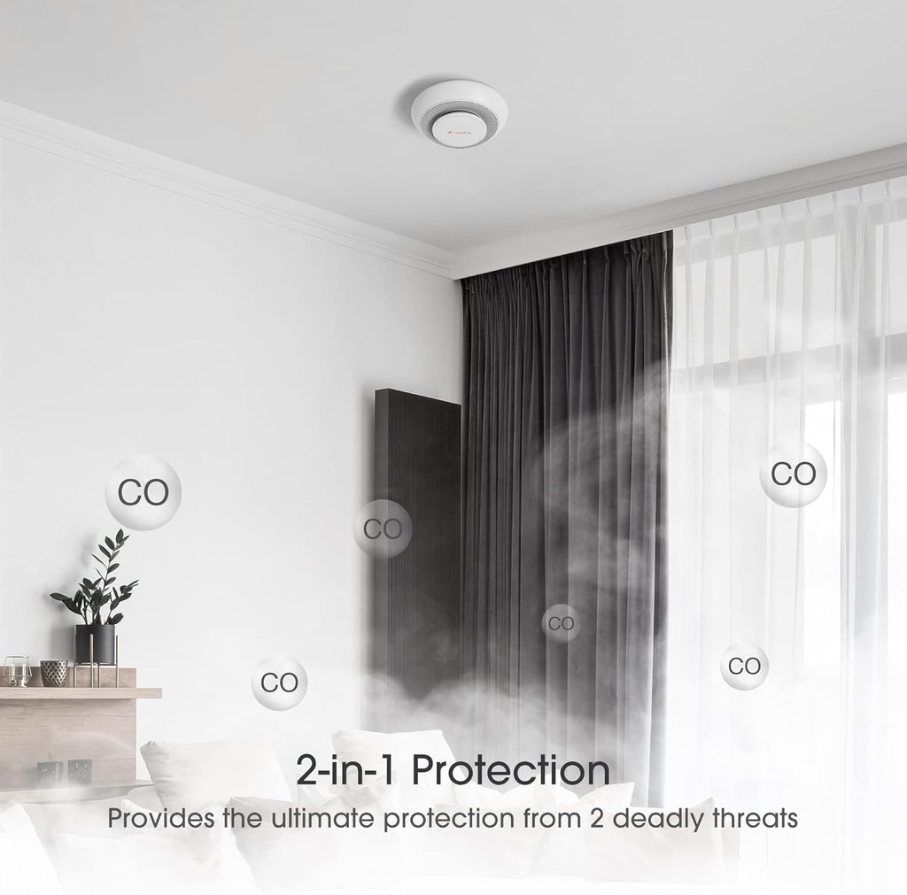 Combination Smoke and Carbon Monoxide Detector Alarm, 3-Pack S5921