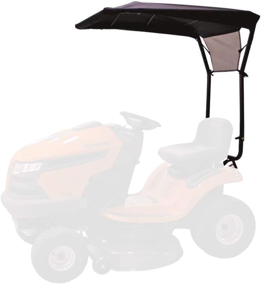 Black Universal Lawn Tractor Sun Shade Q657