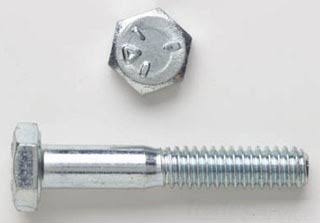 3/8-24 x 2-1/2 Hex Bolt Grade 5 Zinc U835