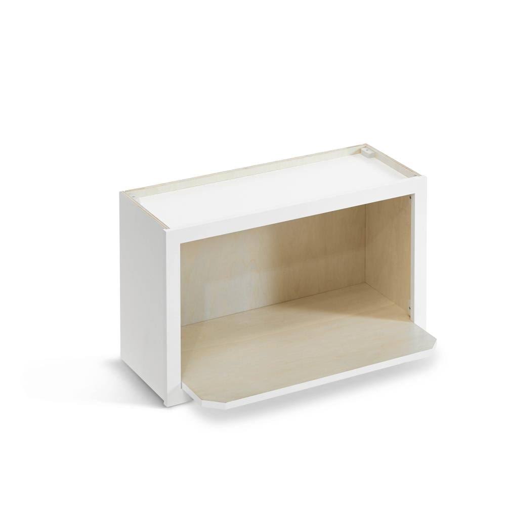 Pure White Birch Door Wall Stock Cabinet Q41362