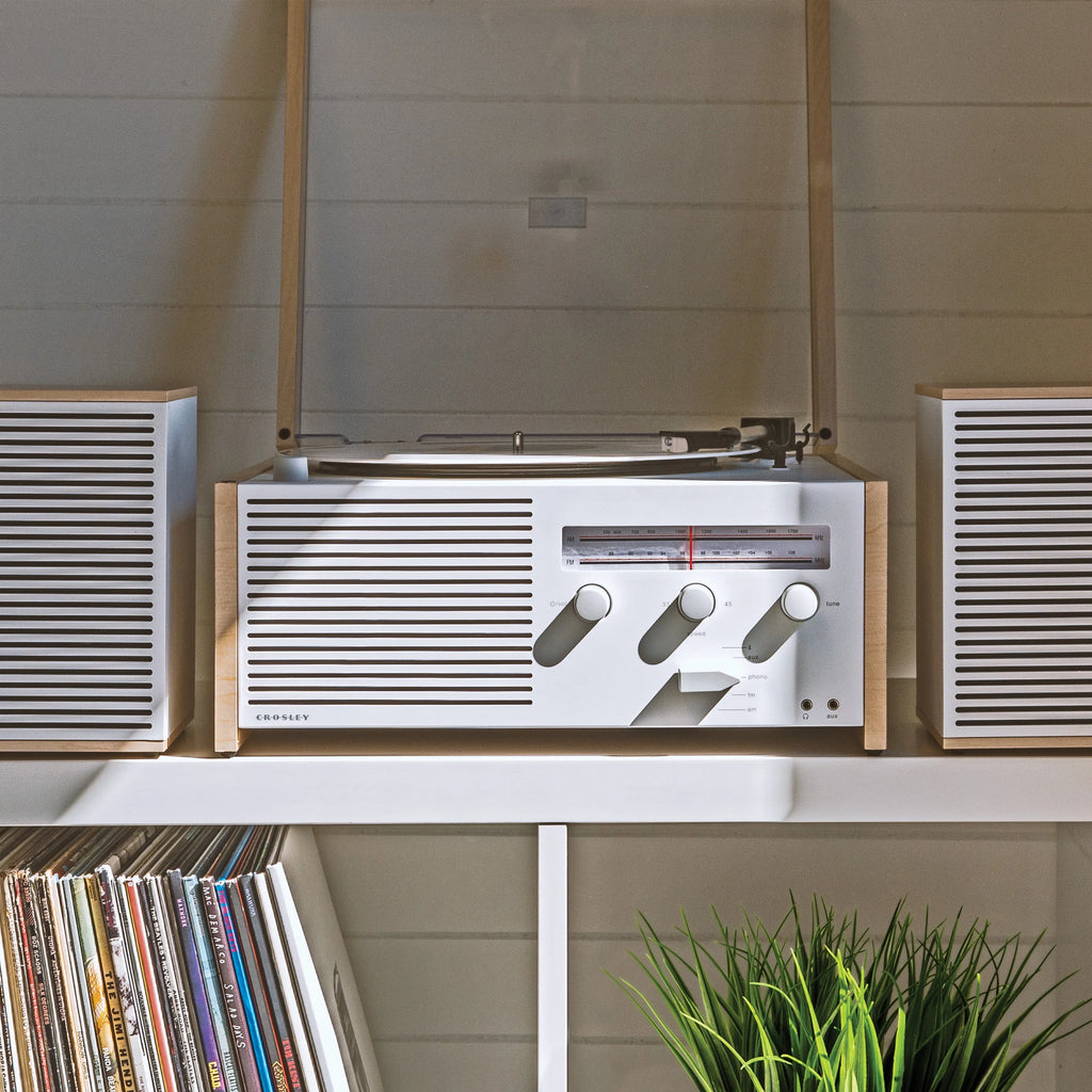 Vinyl Record Player with Speakers and Bluetooth Turntable N740