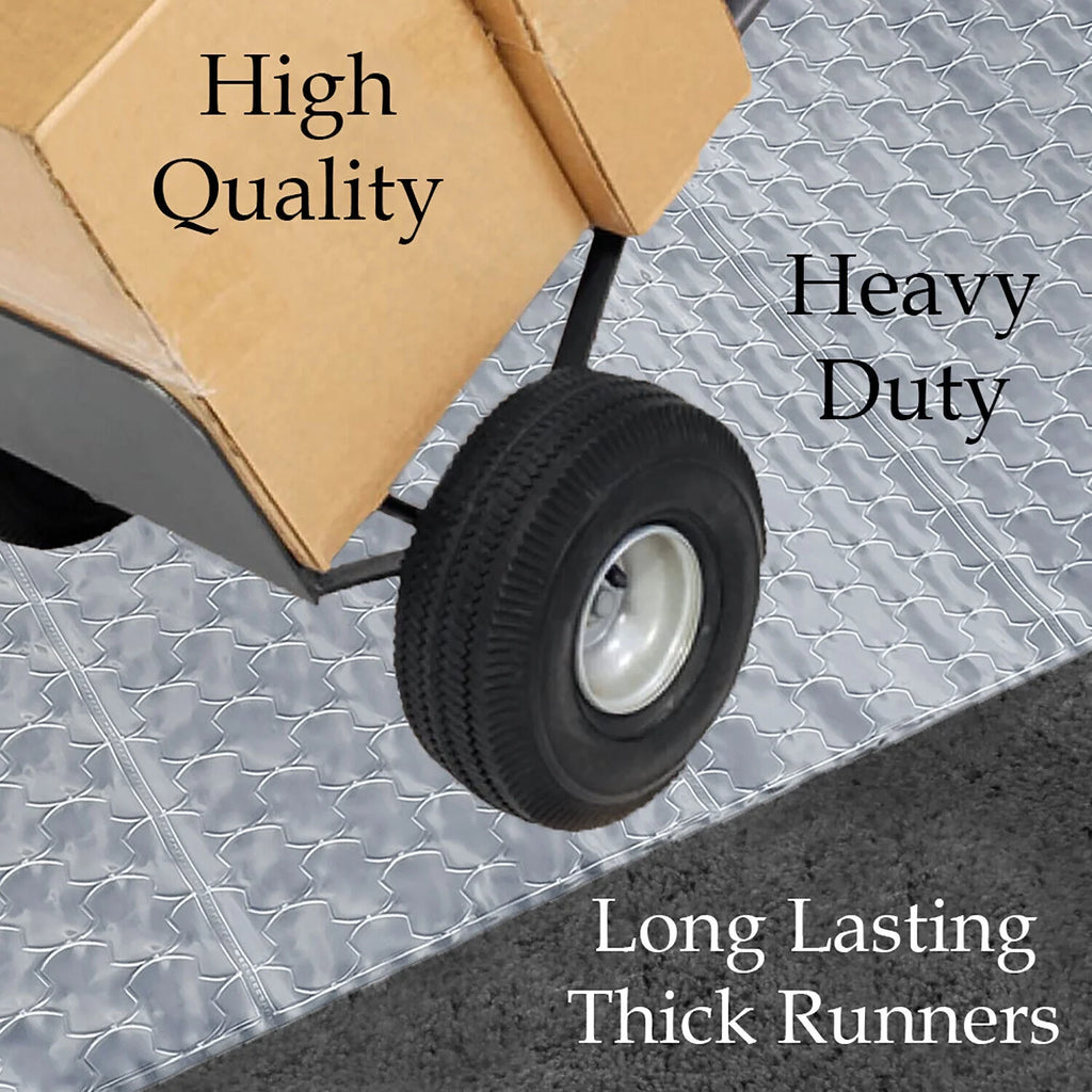 Clear Vinyl Plastic PVC Floor Runner Protector For Carpet (27" Wide) S584300