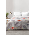 King Abstract Floral Comforter D425476
