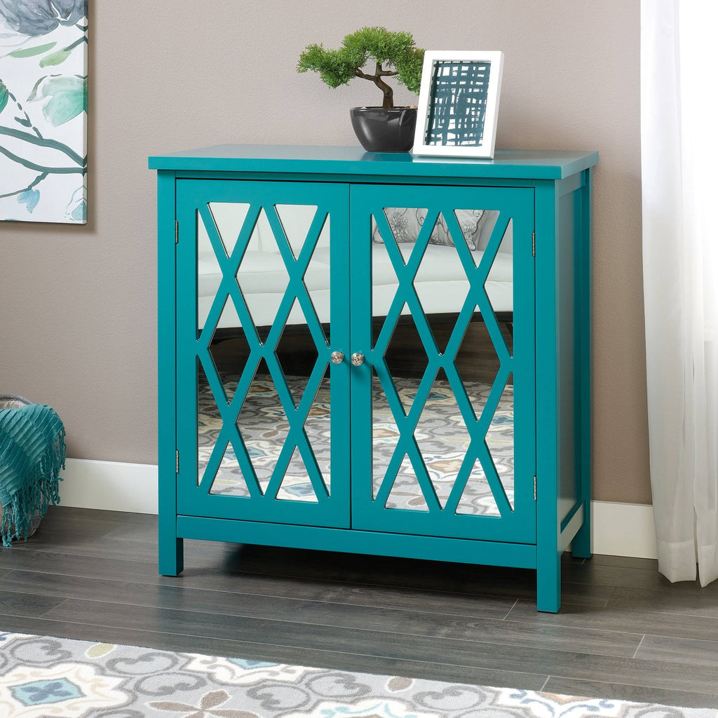 Caribbean Blue Accent Storage Cabinet N950702