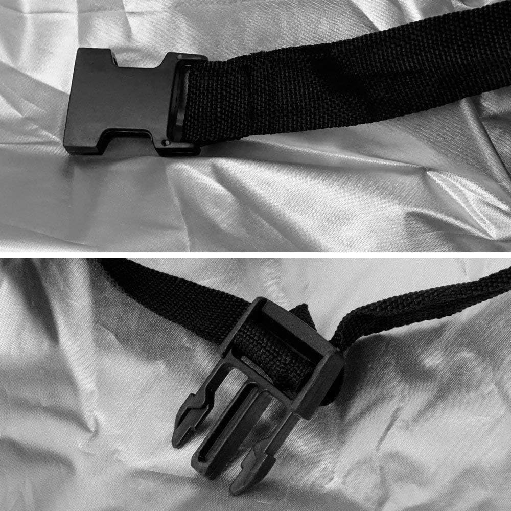 Lightweight Poly 210T Waterproof Car Cover for Large SUV 207-212", Pack of 2 H2943