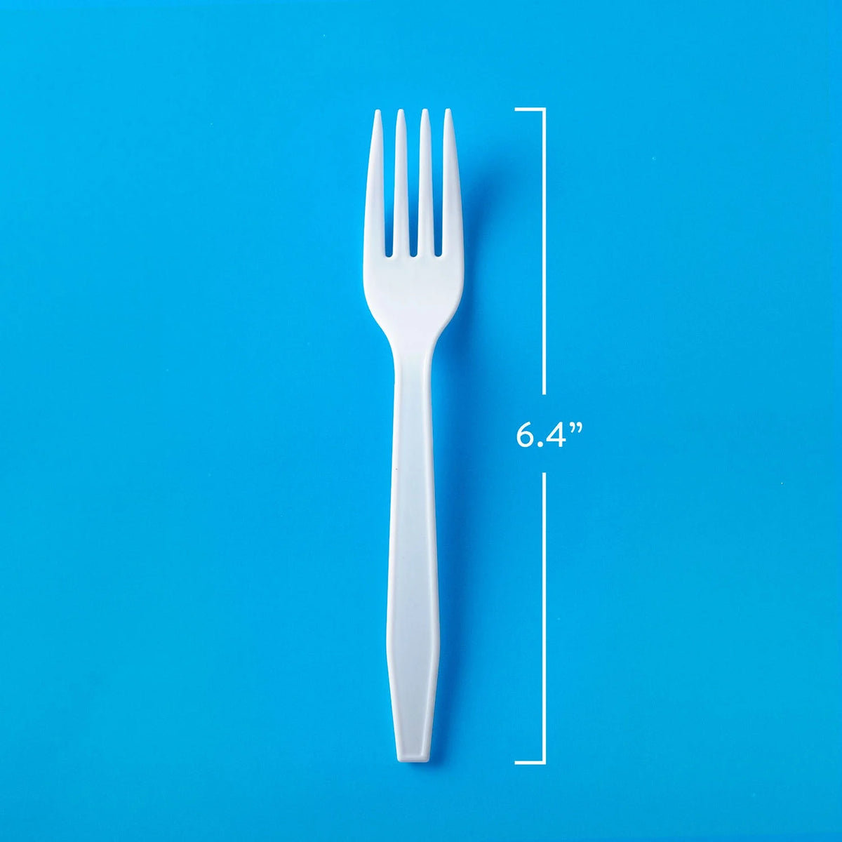 White Plastic Forks, 500 Ct Q5939