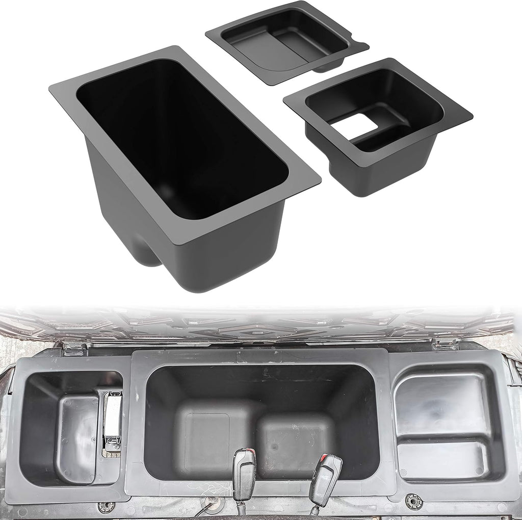 Left & Right Under Seat Storage Box for Polaris Ranger 500 570 Mid Size 50" Wide 2015-2021, Pack of 2 H426