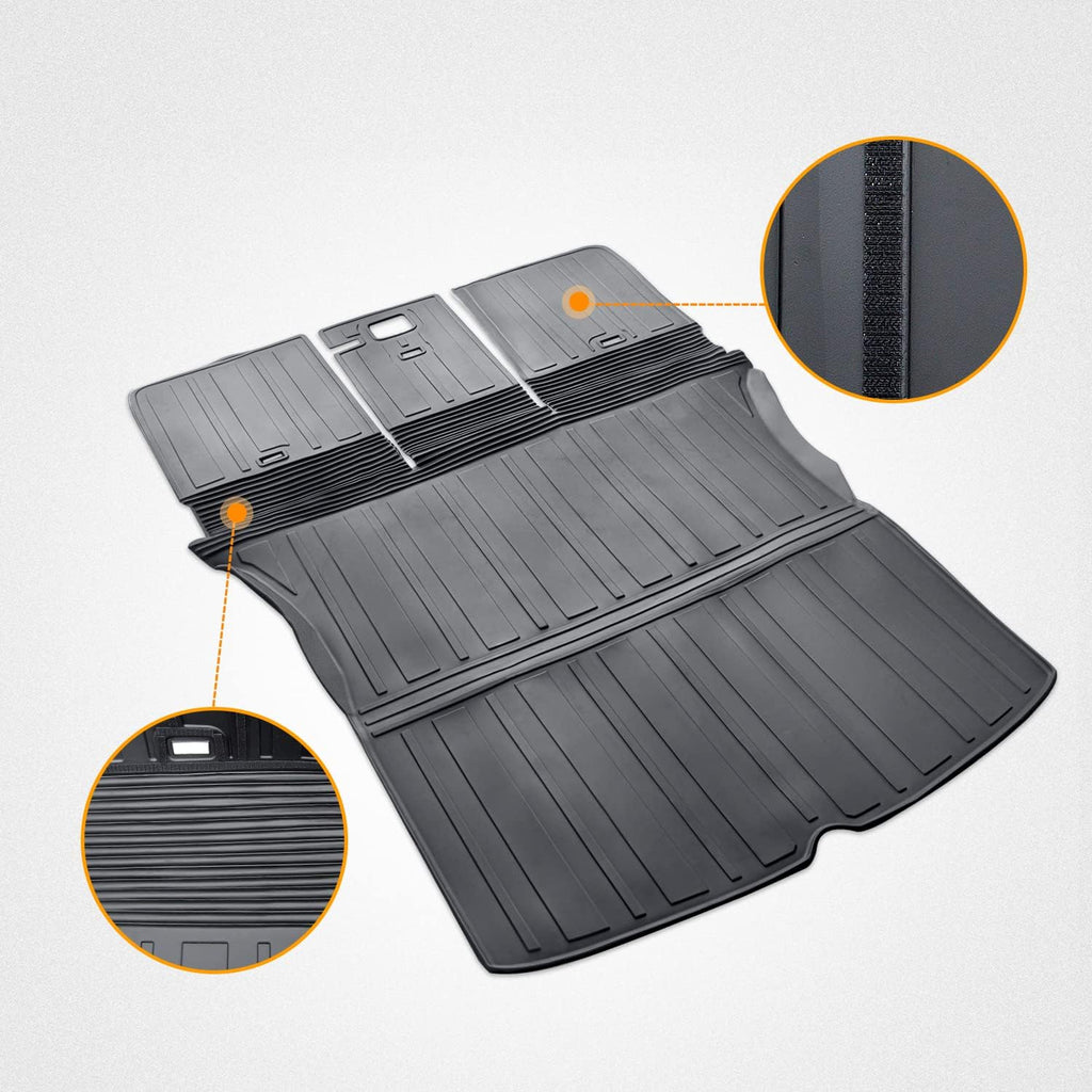 Trunk Mat Cargo Mat Rear Cargo Liner Mat with Backrest Mat N793