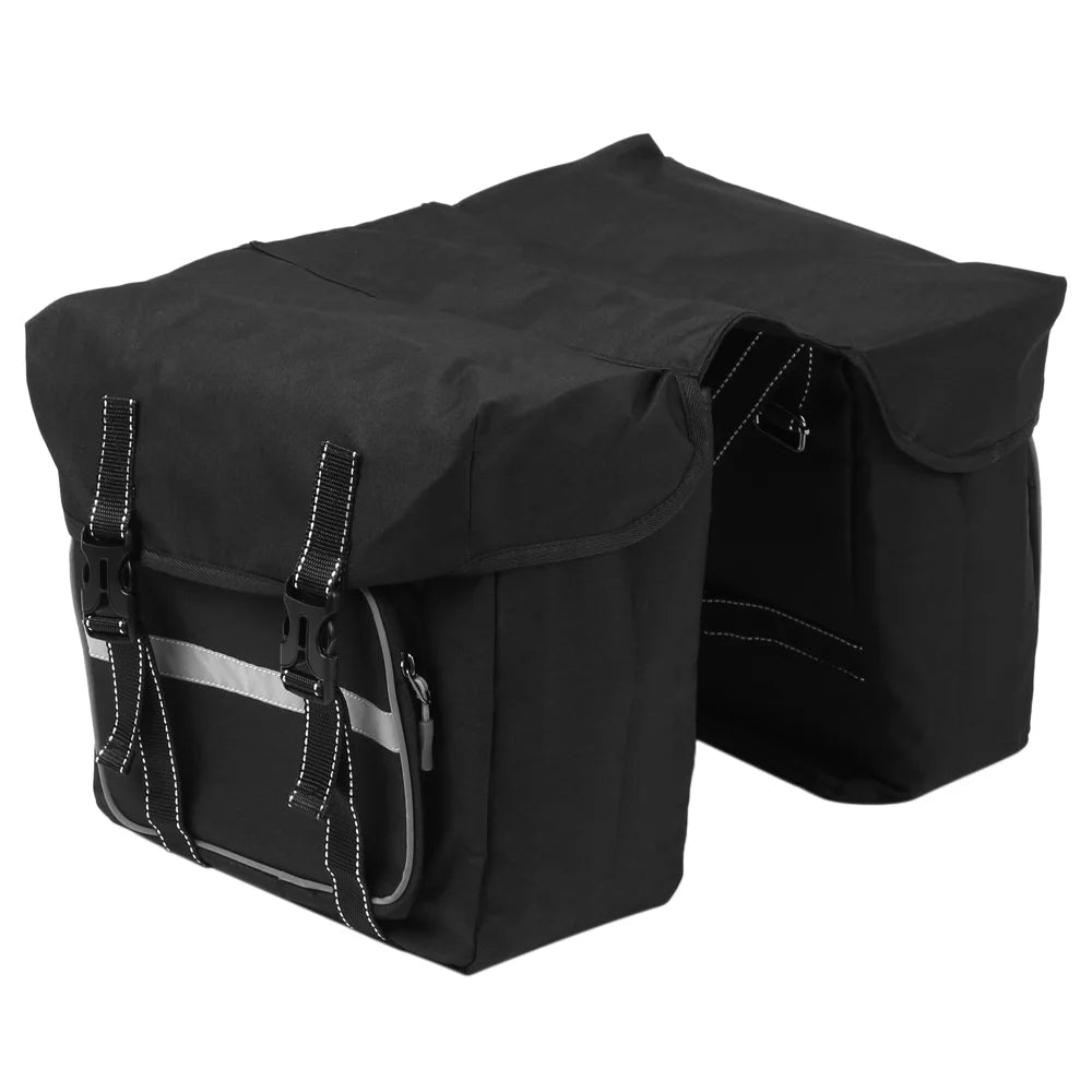 Polyester Bike Rear Seat Bag with Reflective Stripes Z864381
