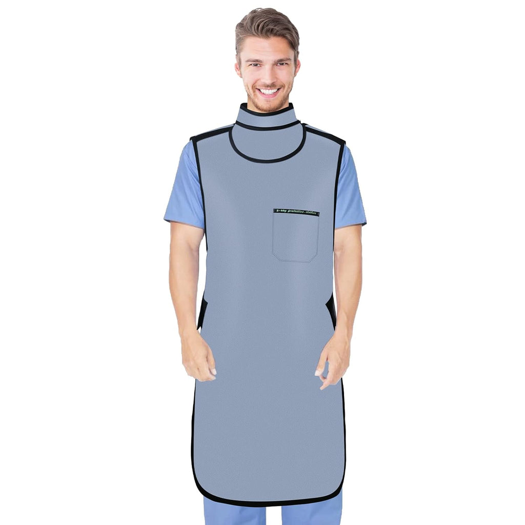 Lead Apron with Thyroid Shield Collar Dental Lab Xray Protection S97764