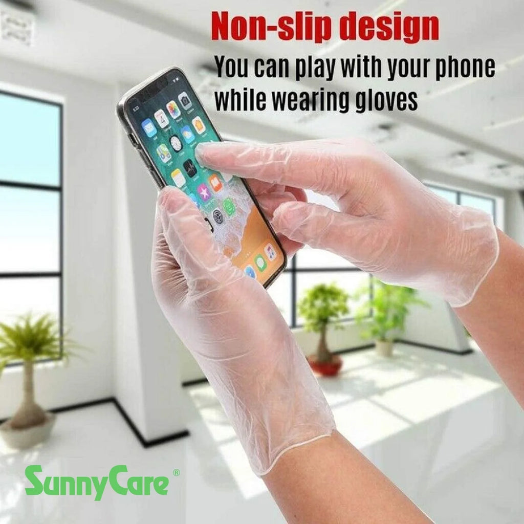 1000pcs Vinyl Disposable Gloves Powder Free XL C565257