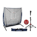 Powernet Practice Net 5 x 5 + Portable Tee Bundle with Strike Zone U5745