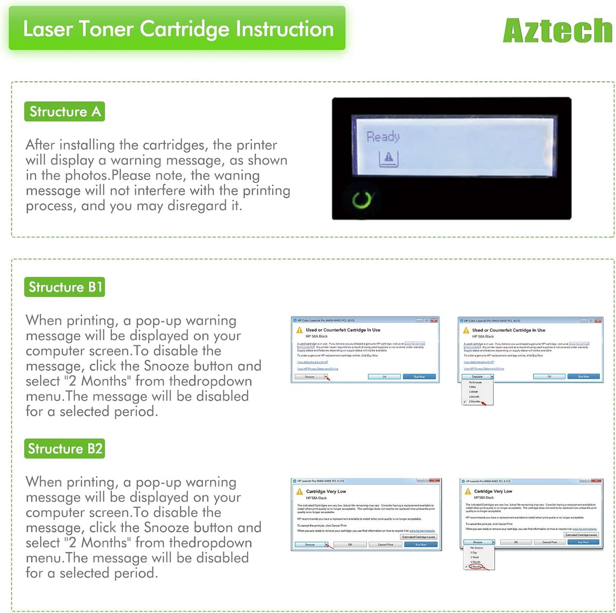 Black 4-Pack Toner Cartridge for HP Printer U667
